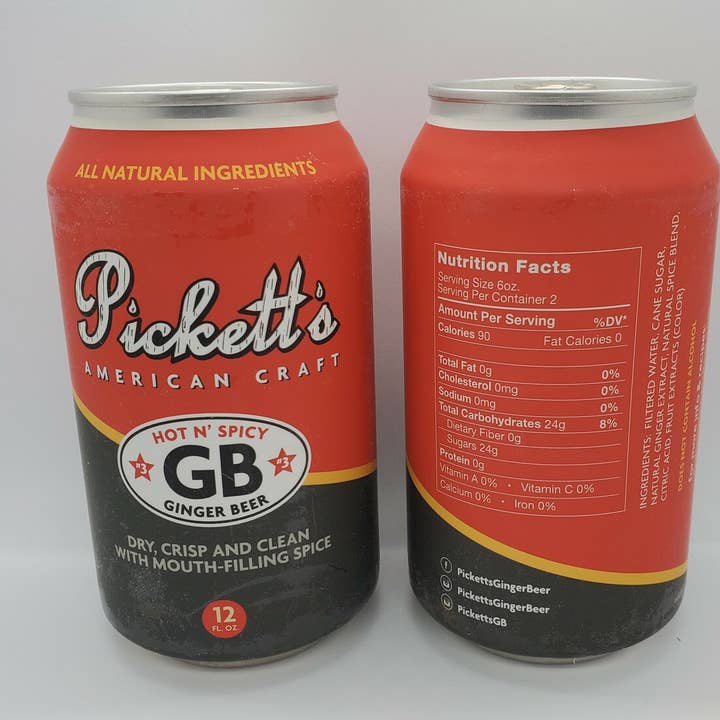 Pickett's #3 Hot N' Spicy Ginger Beer - 12oz Cans for wholesale by Pickett's Ginger Beer