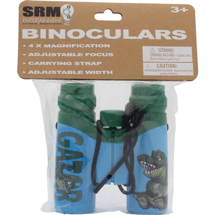 Prismáticos para niños con tema de cocodrilo 4x de aumento para venta al por mayor de SRM Entertainment