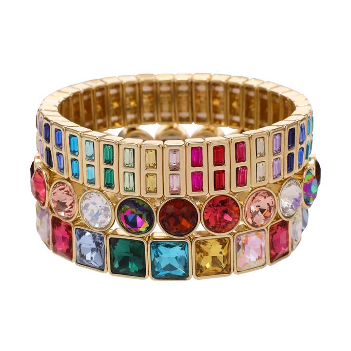 Rainbow Stack Set for wholesale by Treasure Jewels Inc.