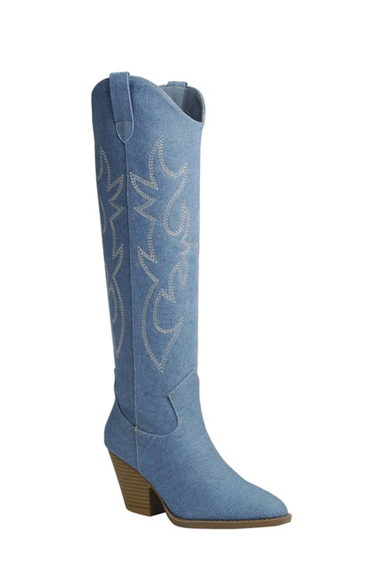 CCOCCI - Wholesale Cowboy Boots - Women's - RIVER-17 TALL  COWBOY BOOT WITH WESTERN EMBROIDERY3