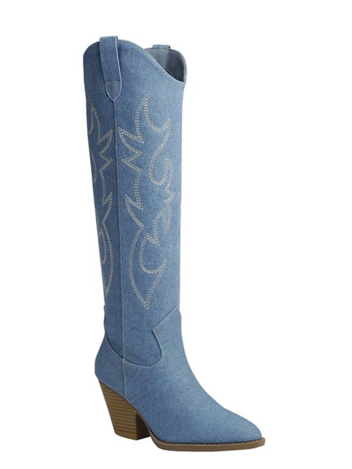 CCOCCI - Wholesale Cowboy Boots - Women's - RIVER-17 TALL COWBOY BOOT WITH WESTERN EMBROIDERY3