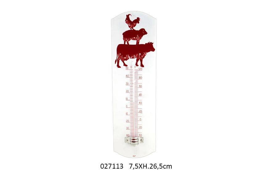 Faye - Wholesale Thermometer - Thermometer 'Country' 7.5 X 26.5 cm0