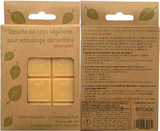 wrapéo - Wholesale Food Storage Wrap/Bag - Universal Vegetable Wax Tablet by wrapéo - wra0143331