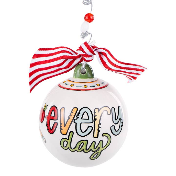 Glory Haus - Wholesale Ornament - Teacher Make a Difference Holiday Ornament1