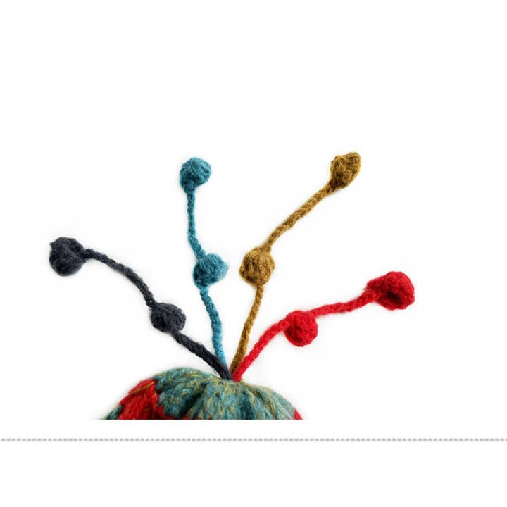 Funkyrel® Atzbranding Limited - Wholesale Beanie - Women's - Haila - Colorful Earflap Knitted Beanie with Pompoms6