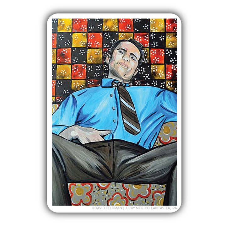 Adhesivo de vinilo Pop Art de Al Bundy para venta al por mayor de Lucky Mfg. Co.