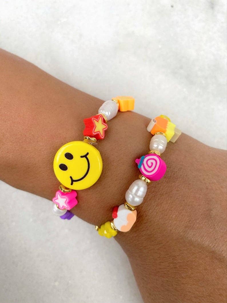 Christina Christi - Vente Bracelet de perles - Bracelets à perles colorées, bracelets de plage, bracelet heureux3