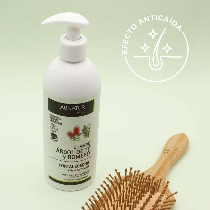 Laboratorio SYS - Wholesale Hair Shampoo - Tea Tree and Rosemary Strengthening Shampoo 450ml Labnatur Bio