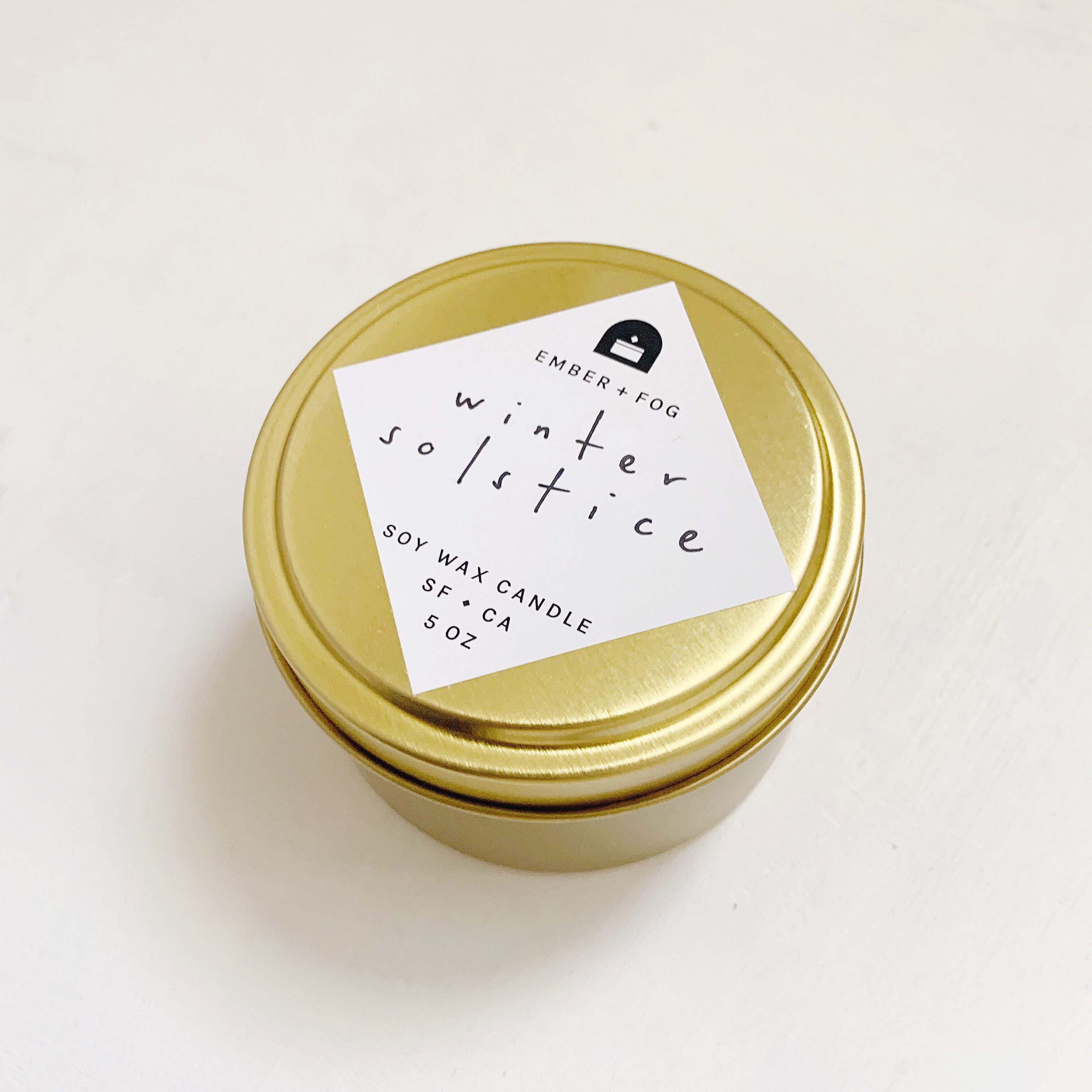 Ember + Fog - Wholesale Travel Candles - Winter Solstice - 5 oz Soy Candle (Pack of 3)1