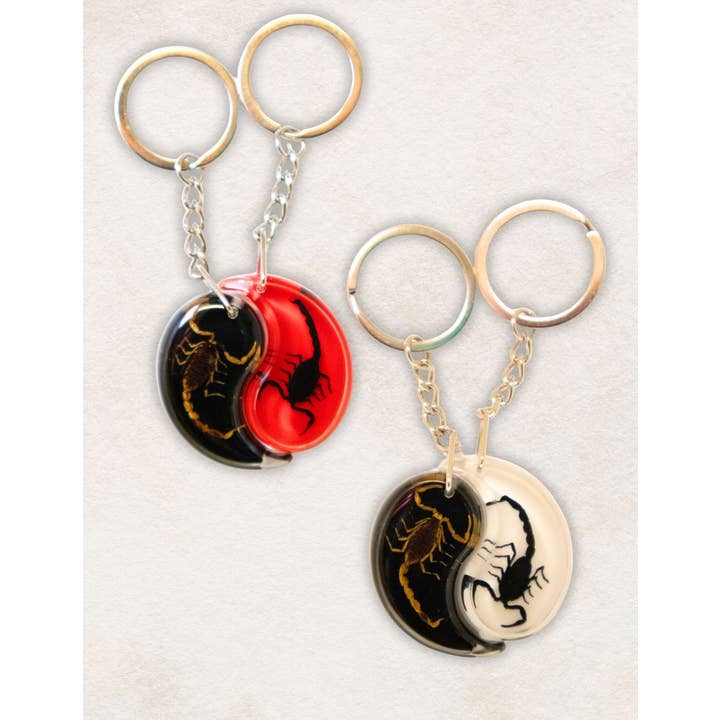 El Paso Saddleblanket - Wholesale Keychain - Unisex - Scorpion Ying Yang Keyring