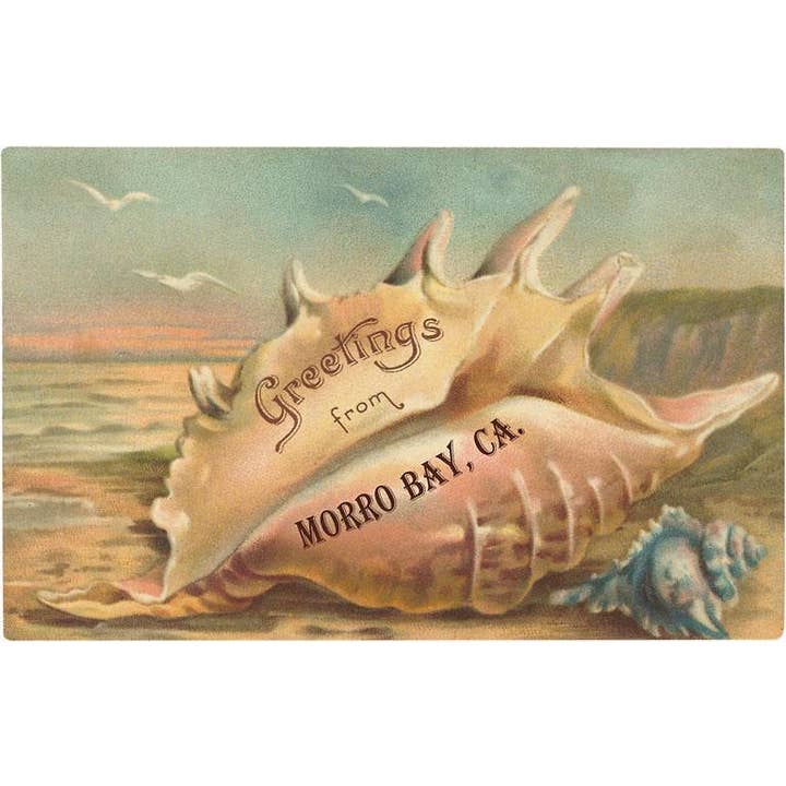 Found Image Press - Wholesale Sticker - Sticker CA-591 Greetings from Morro Bay