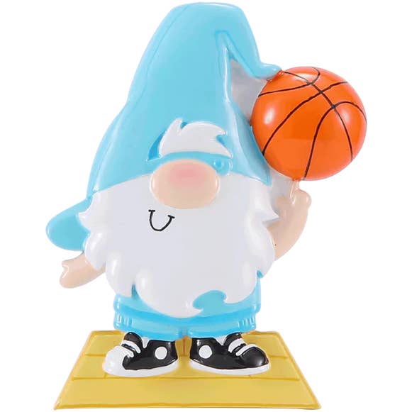 PolarX Ornaments - Wholesale Ornament - Gepersonaliseerd ornament voor Gnome Basketball Player