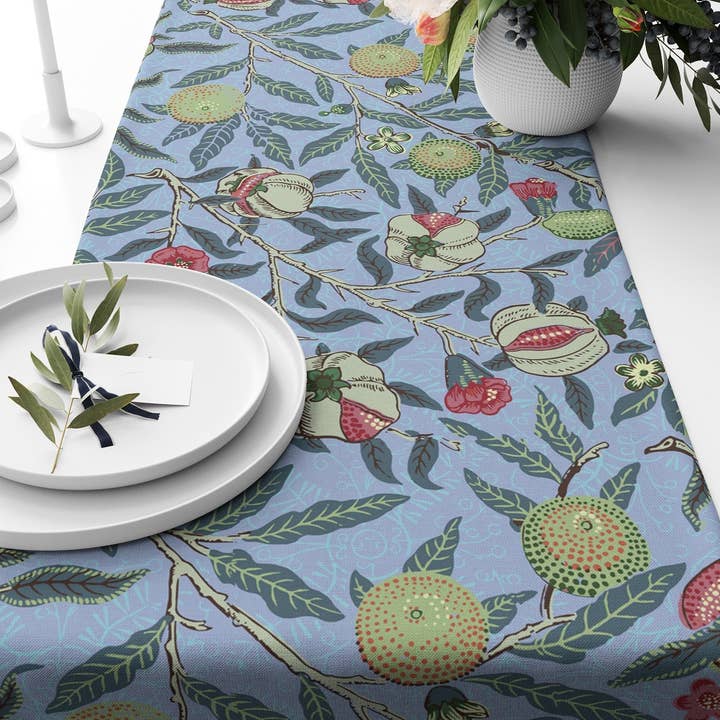 Pomegranate - William Morris Table Runner for wholesale by ART CUSHIONS