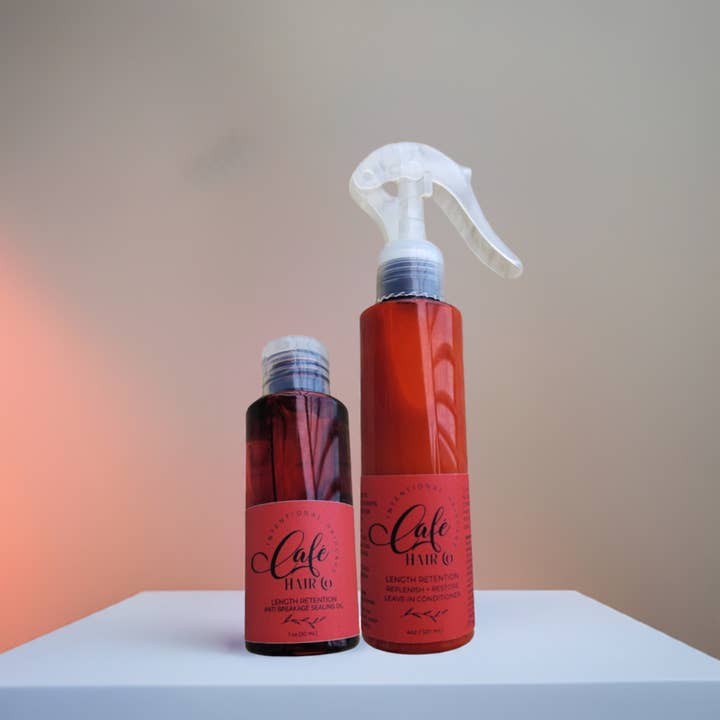 Leave-in Conditioner Spray and Sealing Oil Duo for Split End for wholesale by Café Hair Co