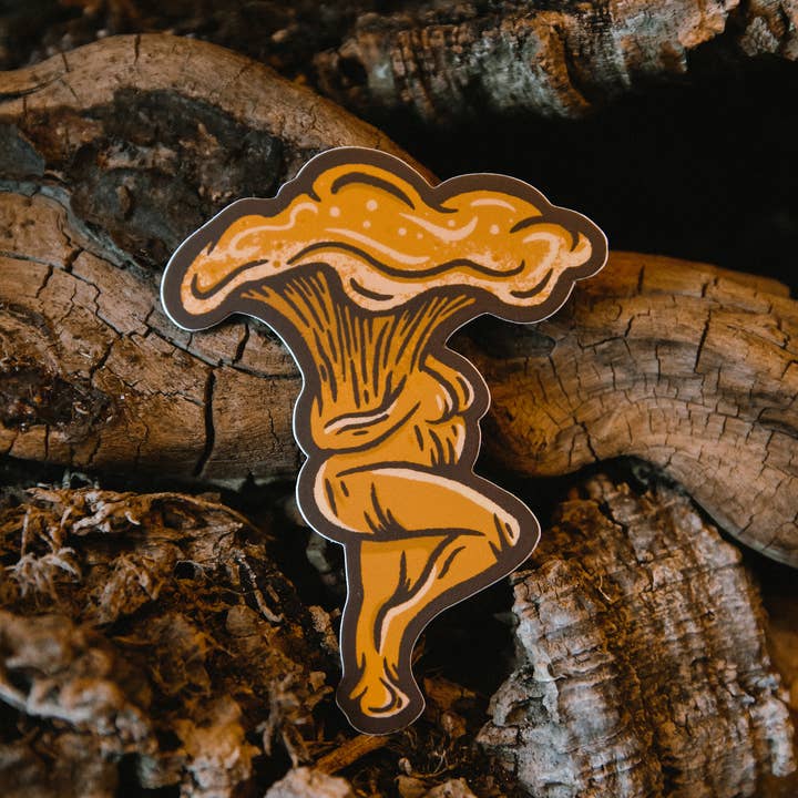 Issa Designs - Wholesale Sticker - Madame Chanterelle Sticker1