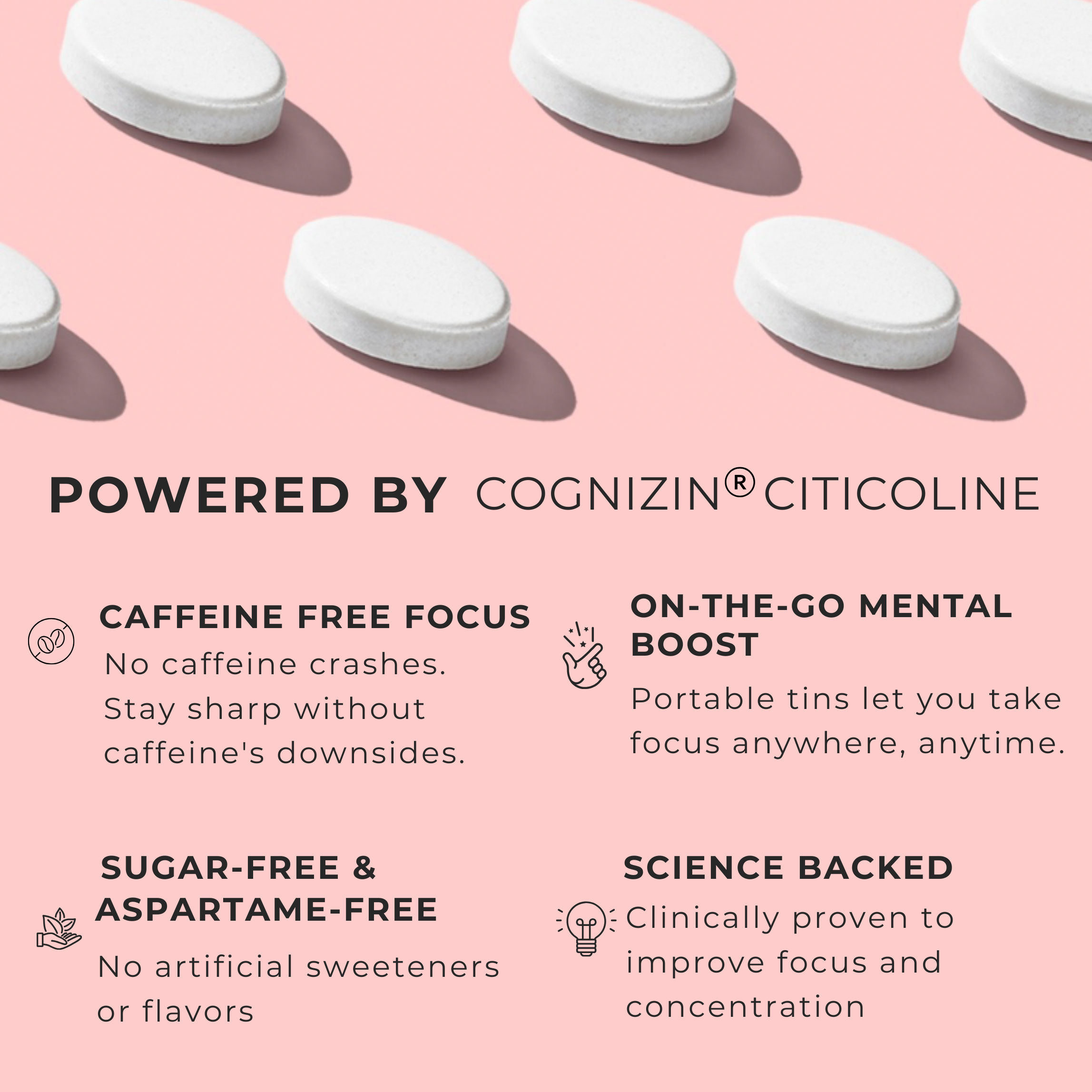 NOOZ - Wholesale Oral Supplement/Vitamin - FOCUS MINTS9