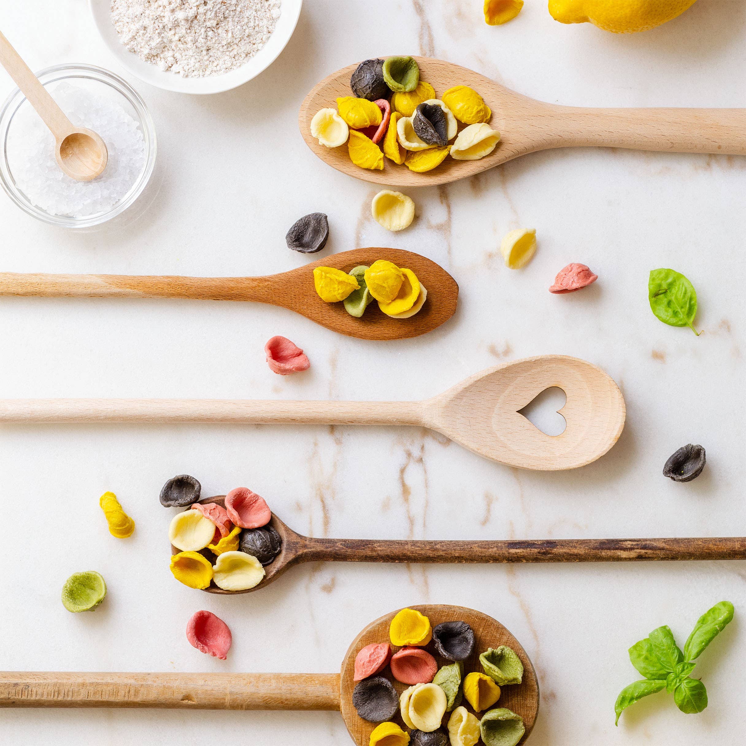 Terre dei Trulli - Wholesale Pasta - Apulian Orecchiette with 5 Tastes 500g - Made in Italy Pasta1