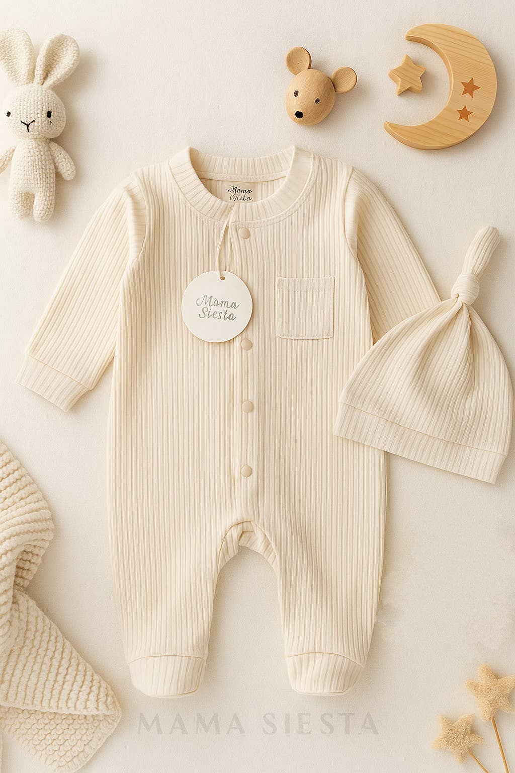 Mama Siesta – wholesale Sleepsuit – Baby – Fall Organic Cotton Romper