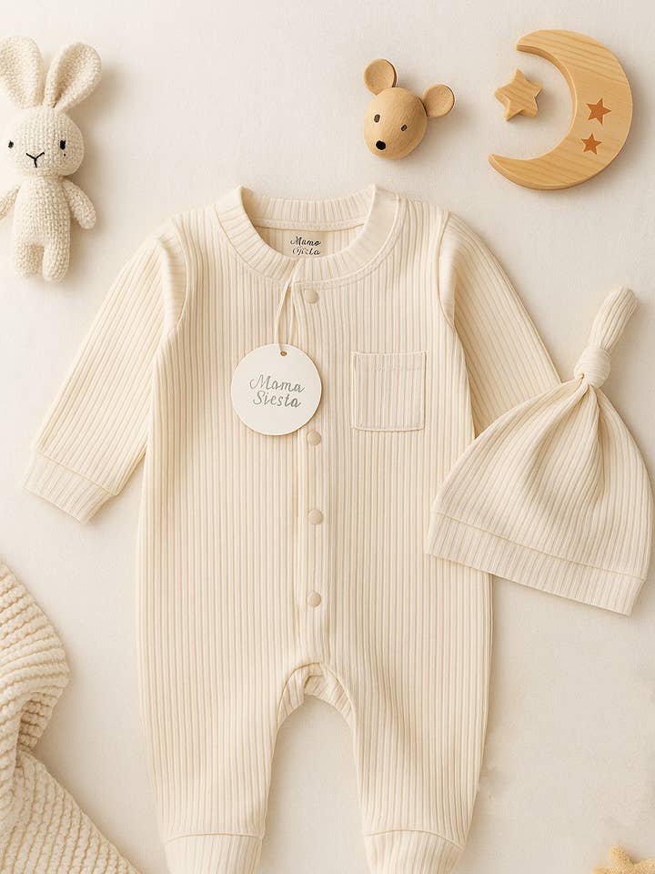 Mama Siesta – wholesale Sleepsuit – Baby – Fall Organic Cotton Romper 0
