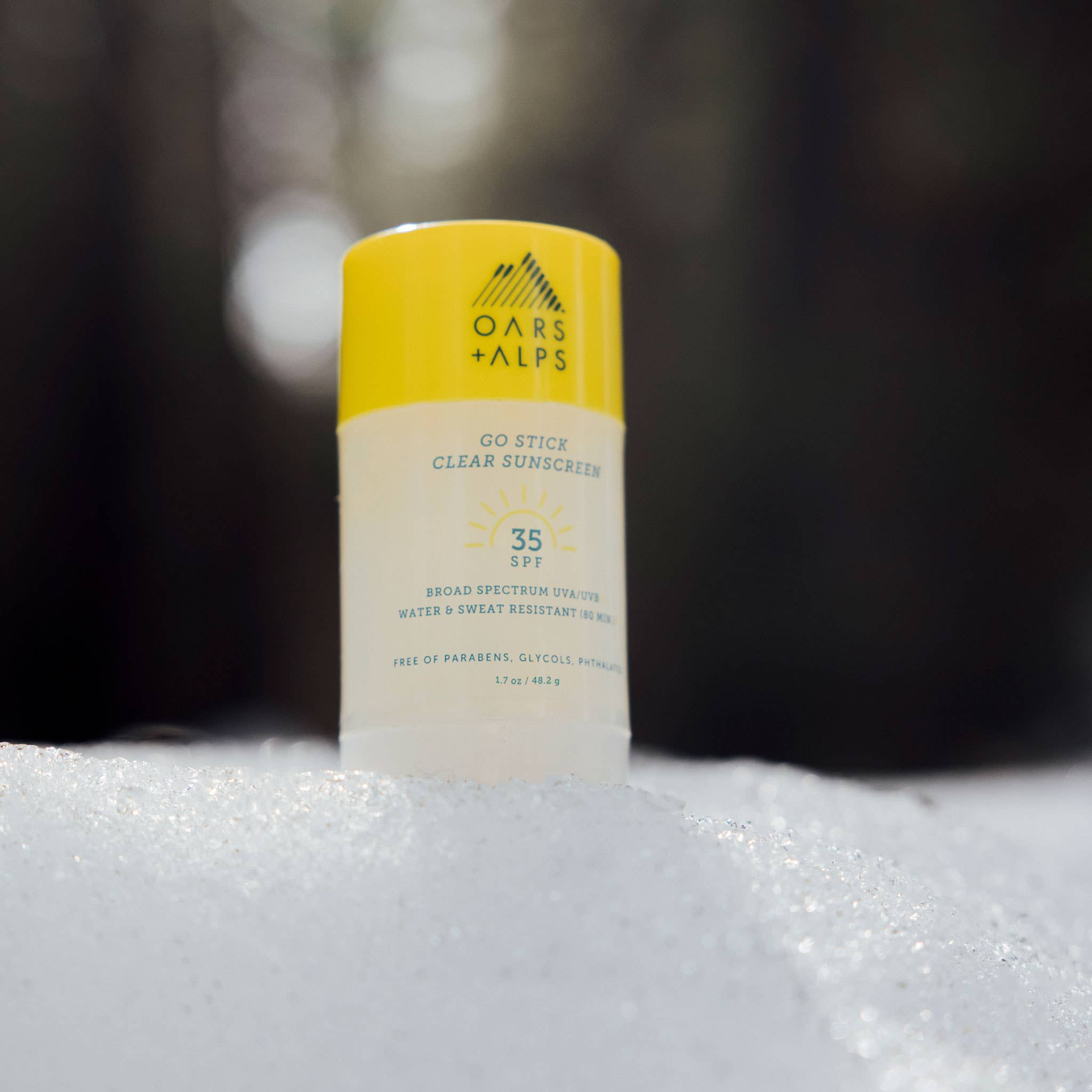 Oars + Alps - Wholesale Sunscreen - Men's - Go Stick Clear SPF 35 Face Men's Sunscreen Stick, Vitamin E3