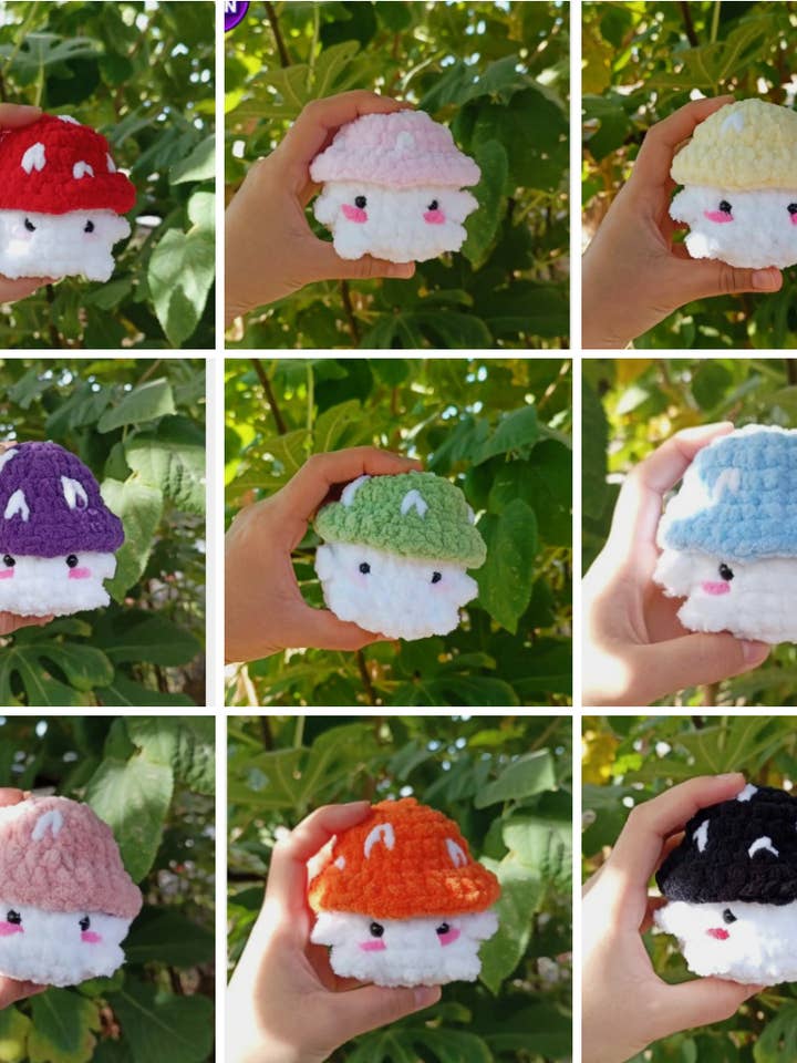 Handmade Crochet Mushroom Plush – Cute Cottagecore Doll for wholesale by KLABELGIFT