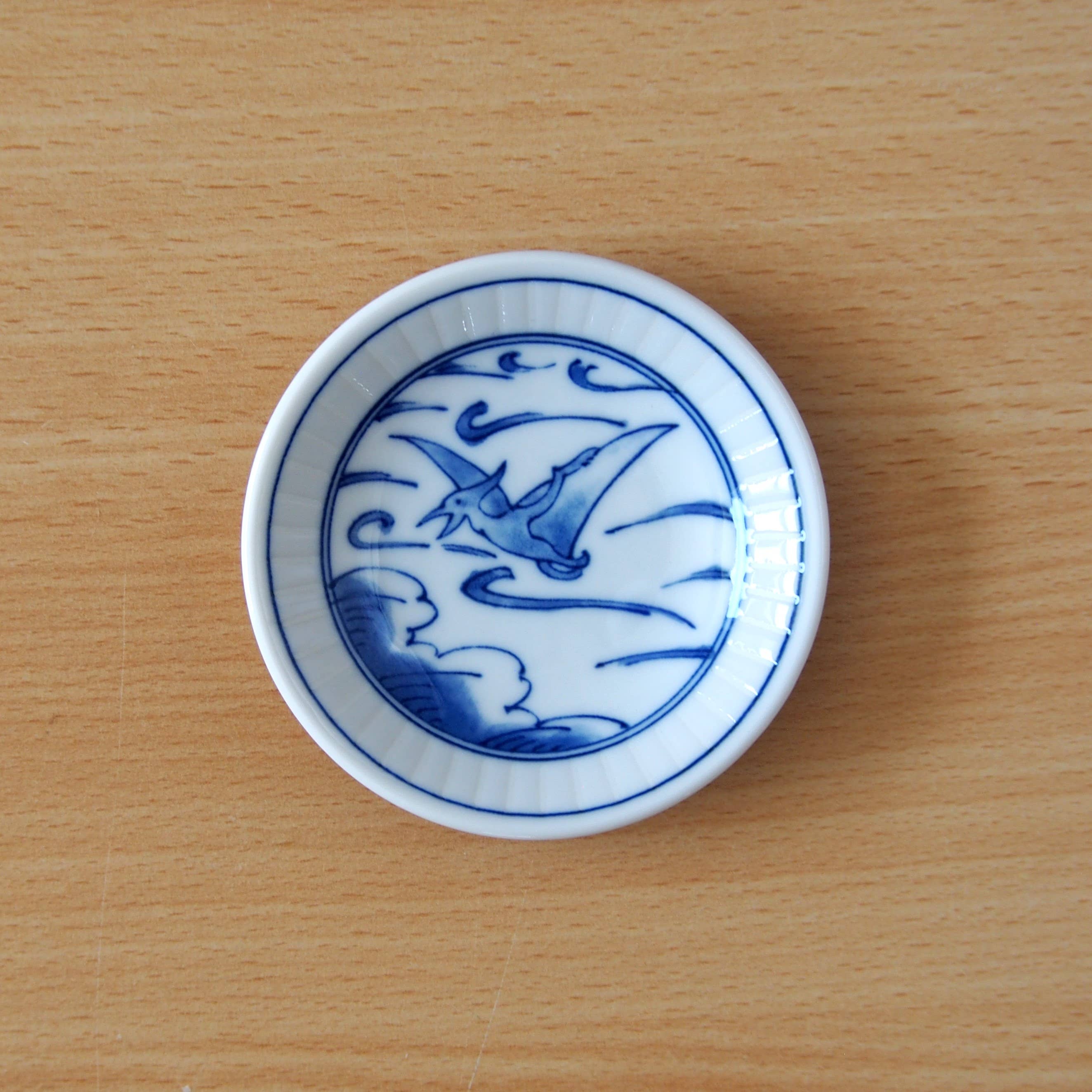 Sensui – wholesale Dinner plate – Japanese Dinosaur Small Plate2