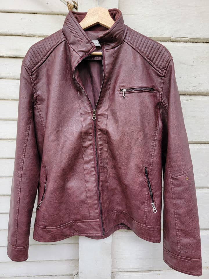 Vegan Club - Wholesale Leather Jacket - Men's - Men's Faux Leather Jacket Vegan Rebel Prince
