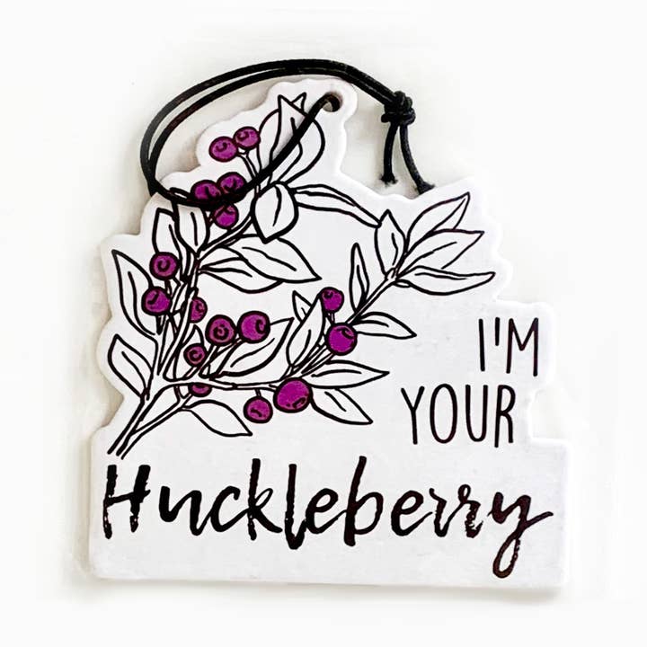 Ambientador de coche Huckleberry para venta al por mayor de Corvidae drawings & designs