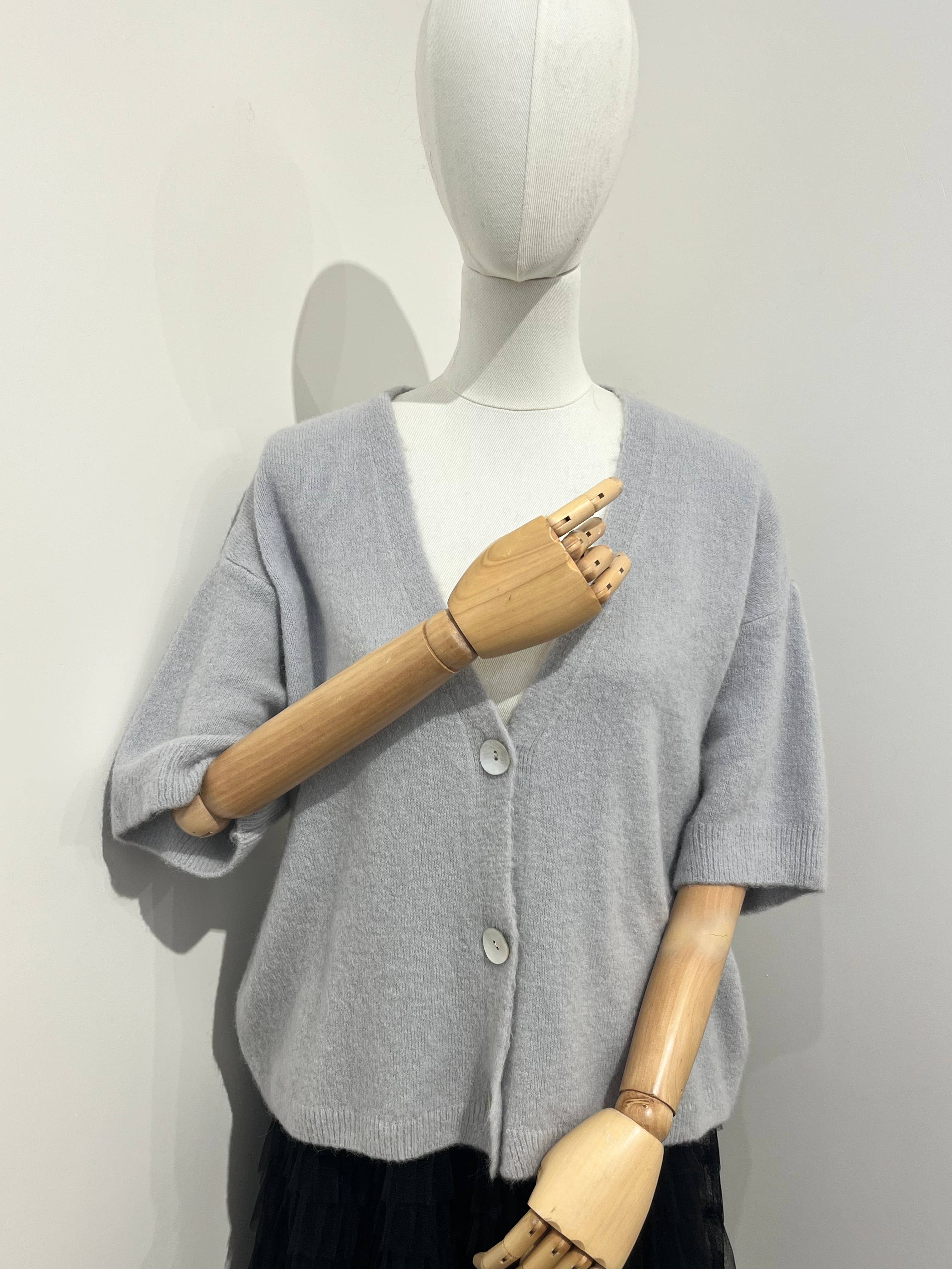 Orice – Engroshandel Cardigan - Dame – Kortærmet vest i 30% baby alpaka strik - Orice13