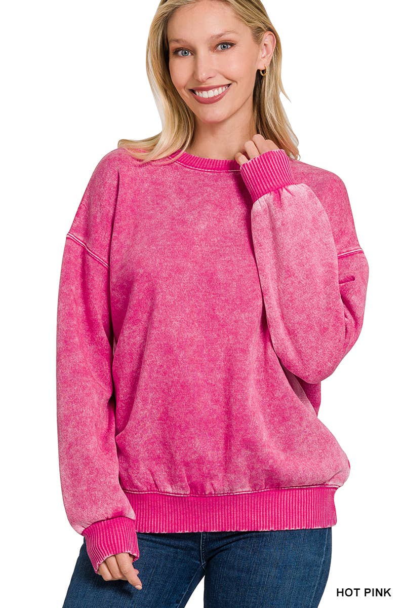 42POPS – Sweatshirt - Mulher por atacado – ',.._ Sweatshirt de Lã Polar Snow Wash31