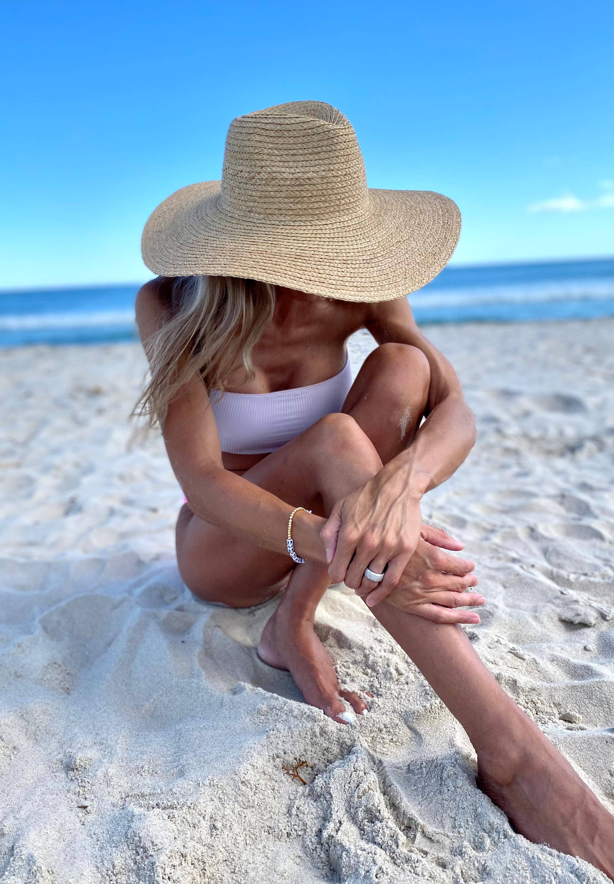 Chloe Alexis - Wholesale Straw Hat - Women's - The Austin - Raffia Fedora Hat - Natural