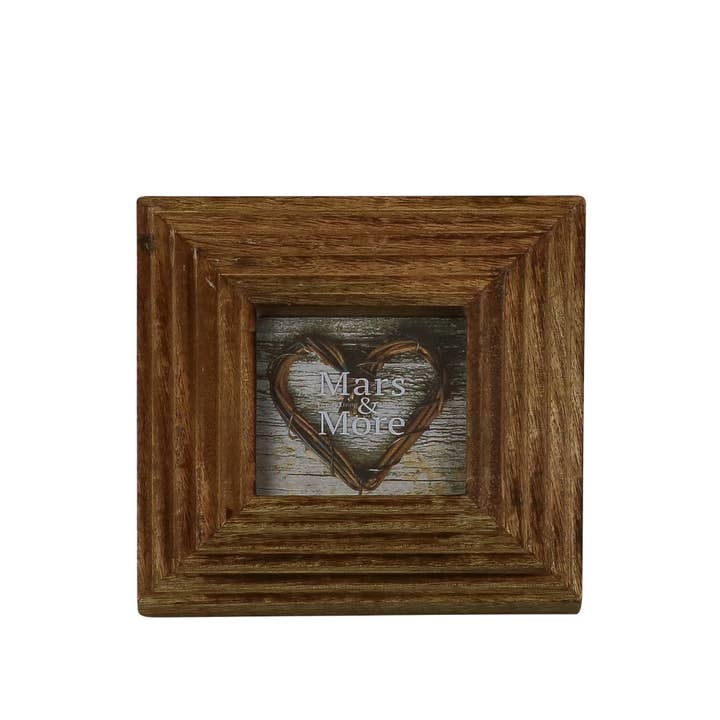 photo frame mango wood square 19x19cm for wholesale by Mars & More - Brand of B Living