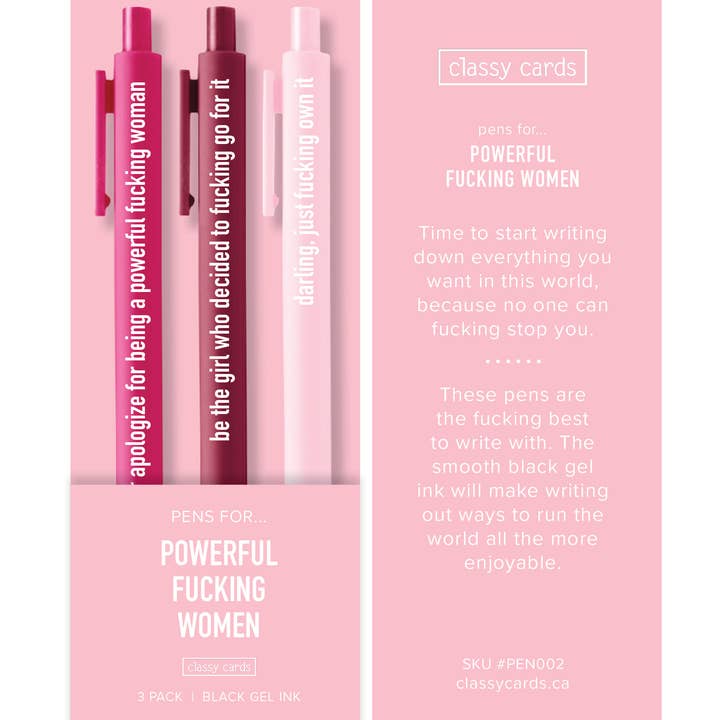 Classy Cards Creative – wholesale Pen – Powerful Women Pens1