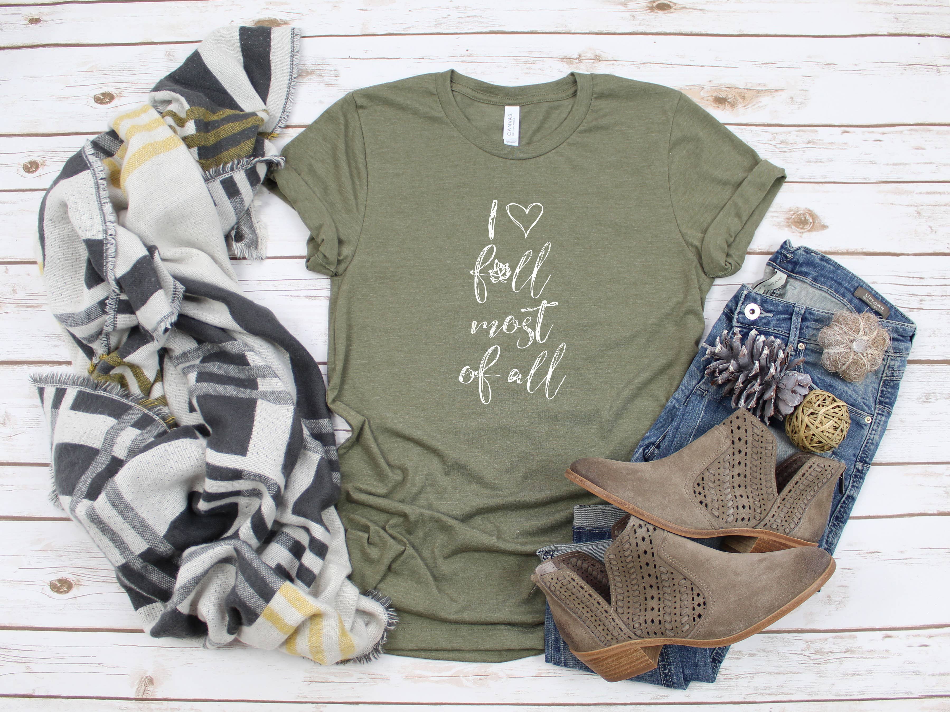 My Bella Vida Inc. - Wholesale T-Shirt (Graphic) - Unisex - I Love Fall Shirt, Autumn Shirt3