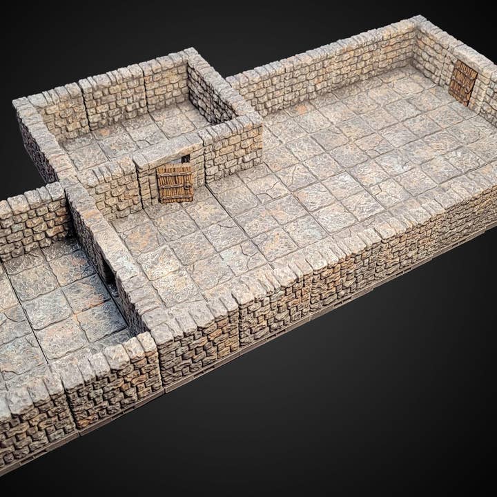 MAGNETIC Dungeon Tiles Grundset - Dungeon-Thema für den Großhandel von The Beaver and Broadsword