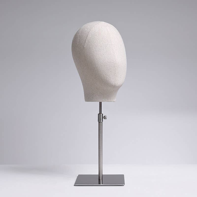 PEACH ACCESSORIES - Vendita all'ingrosso Espositori e vetrine per gioielli - Supporto per testine di visualizzazione regolabili (placcatura nera)5