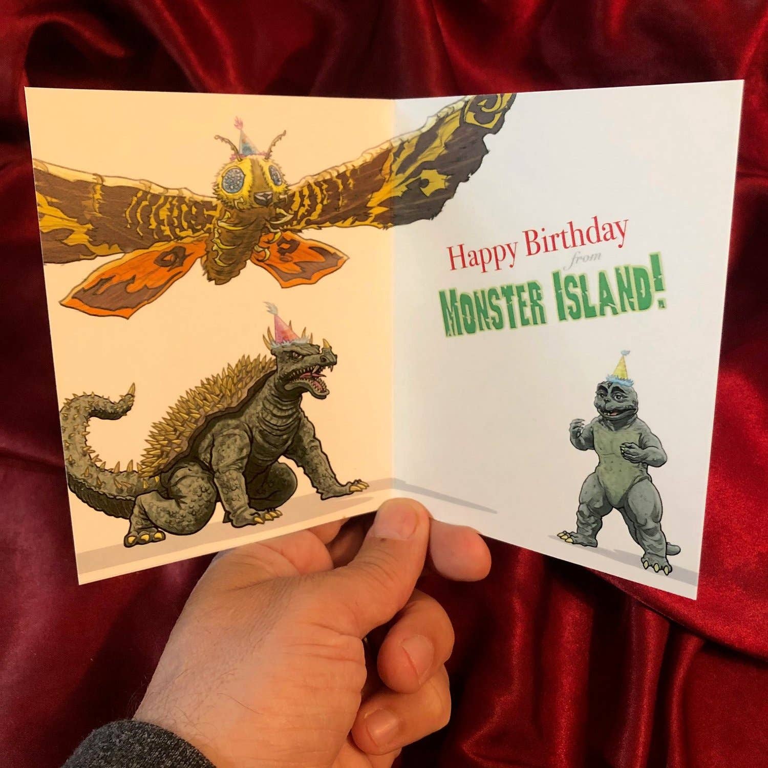 Castle McQuade - Wholesale Birthday Card - MONSTER ISLAND Birthday Card3