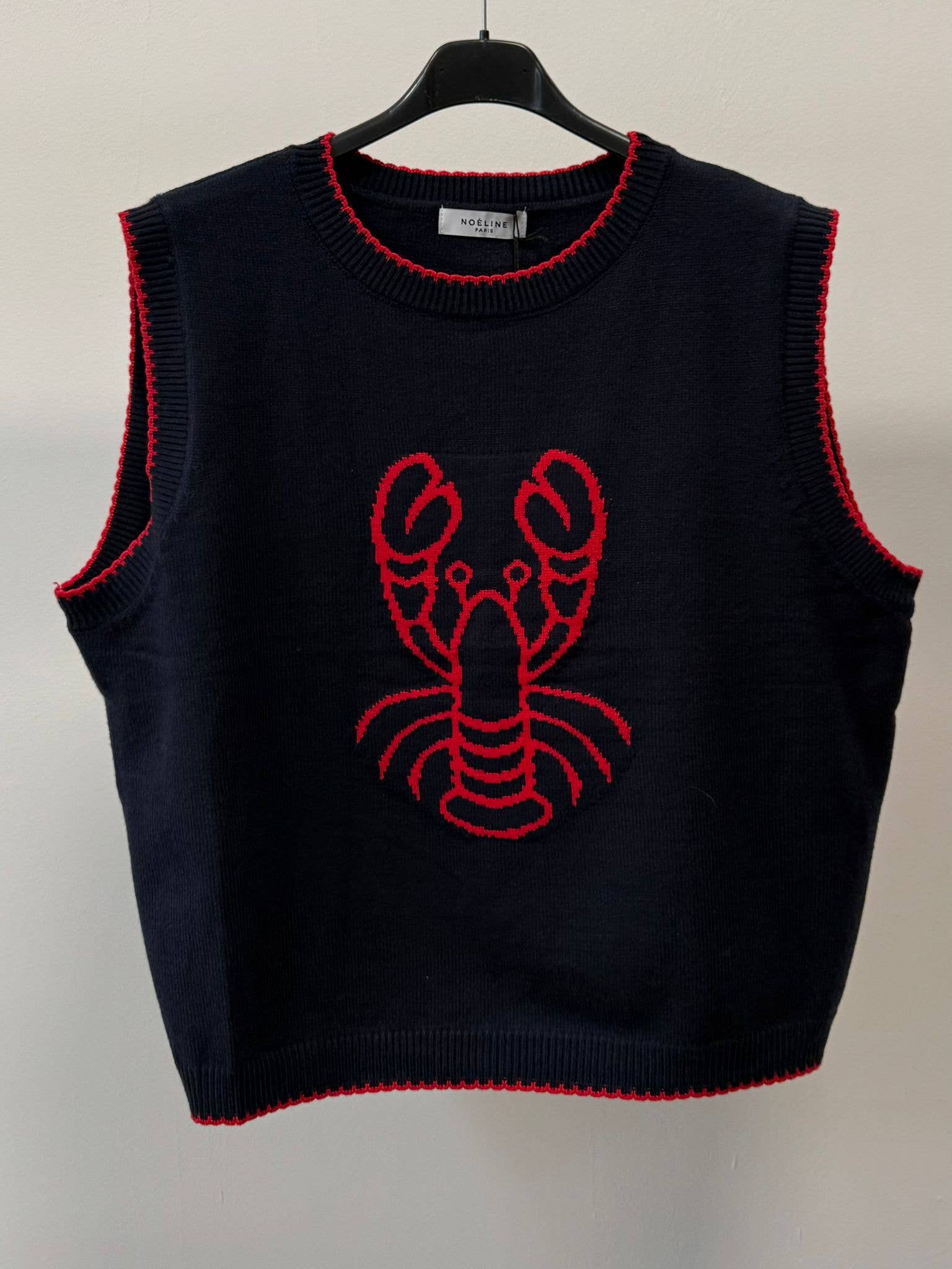 NOELINE - Wholesale Knit Top - Women's - Lobster pattern sweater 260454