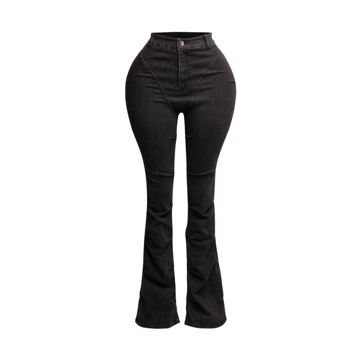 PLUS SIZE Pinched bell bottom denim pants and other Purchase Wholesale plus size jeans 3xl. Free Returns & Net 60 Terms on Faire trending on Faire.