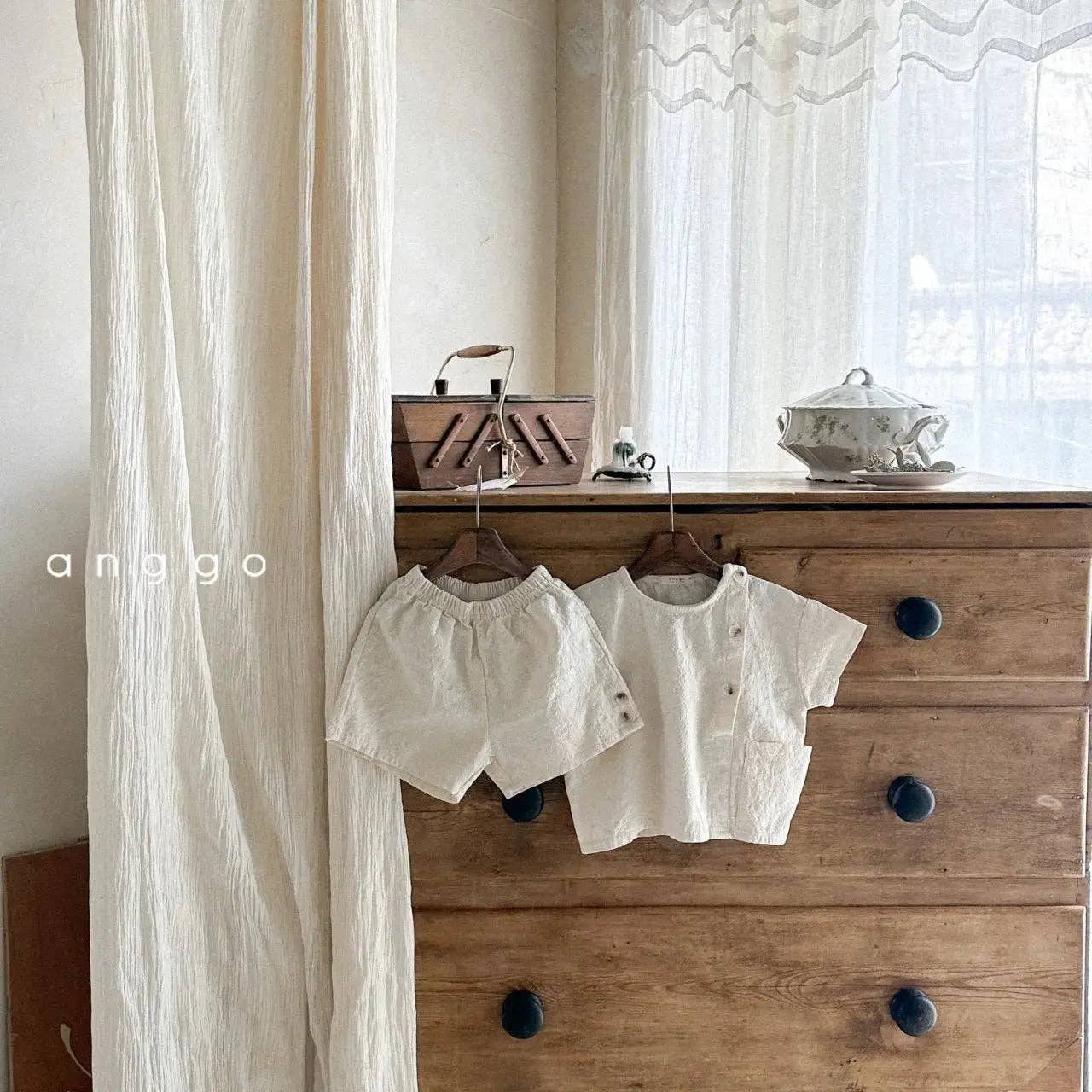 Cozy Kidz – wholesale Top & short set – Kids – Cinamon Top Bottom Set25