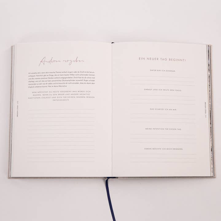 Das Glücksperiment - Wholesale Journal/Diary - Mindfulness Journal | Journal | Meditation | Gratitude14