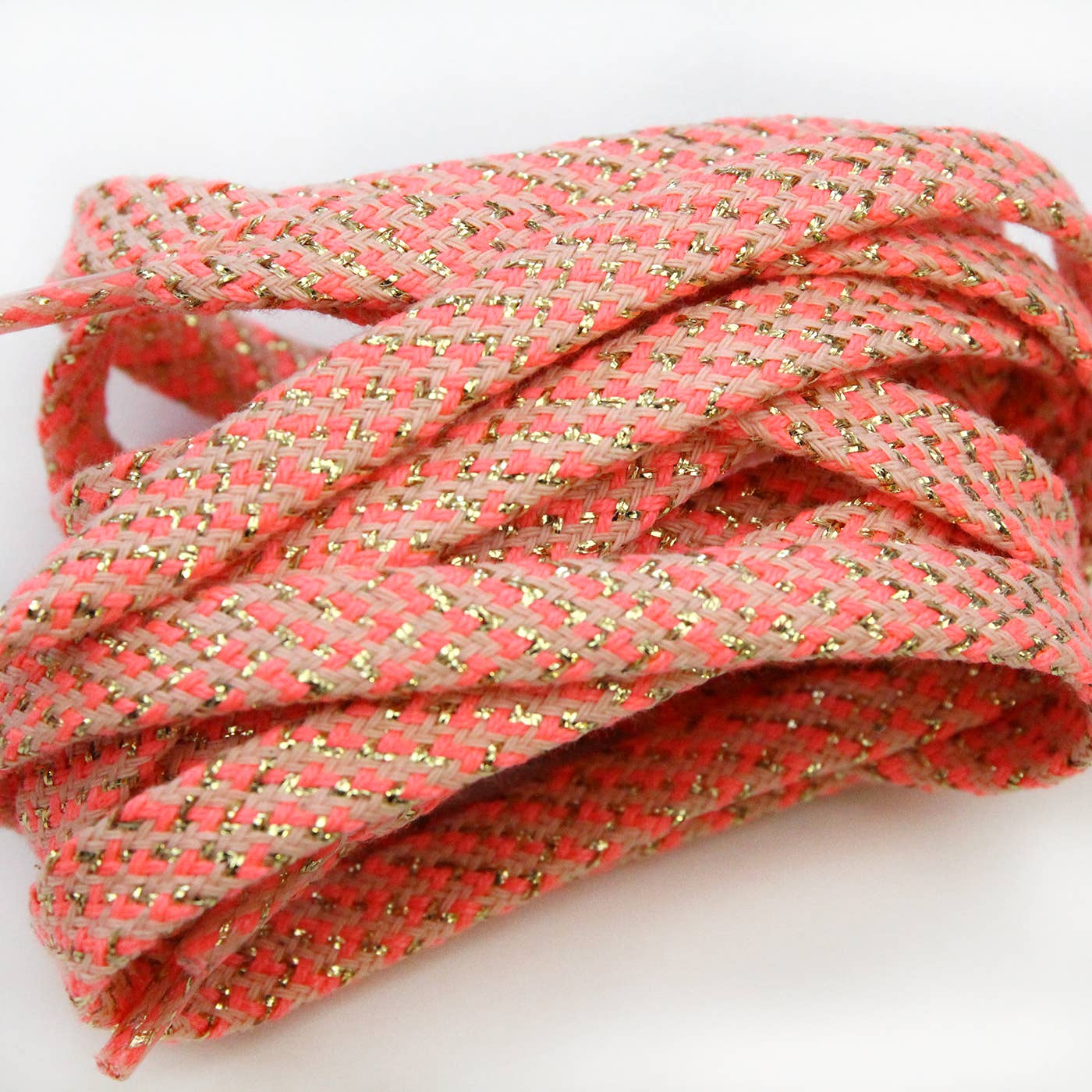 BARNABÉ AIME LE CAFÉ - Wholesale Shoelaces - Women's - Lurex tennis shoe laces0