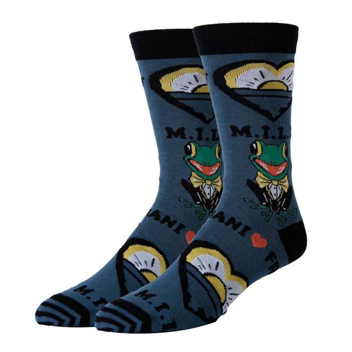 Oooh Yeah/Sock It Up/Oooh Geez Slippers – Großhandel Socken – Herren – M.I.L.F | Funny Novelty Crew-Socken für Herren
