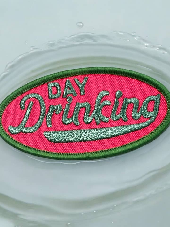 Day Drinking Patch for wholesale by Renewed Designs