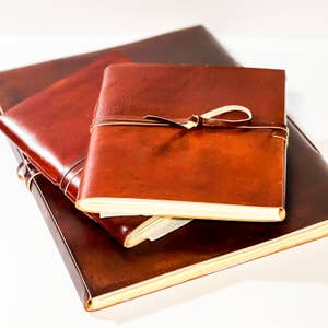 Leather Bound Journal Blank Notebook Gorgeous Fantasy Handmade Diary With  String