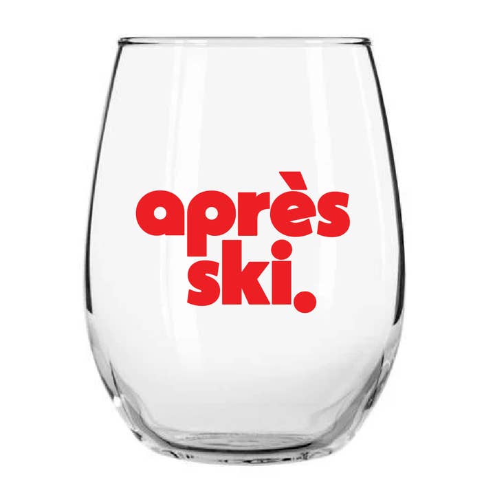 Talisman Après Ski Wine Glass - PREORDER for wholesale by Talisman & Co.