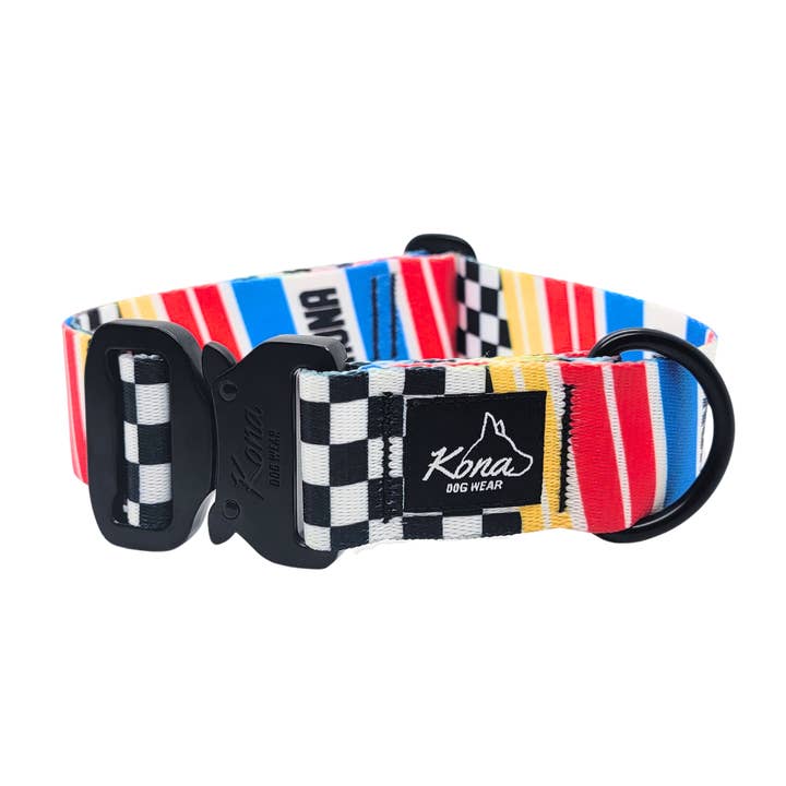 Team Chip Buckle Collar for wholesale by Kona Dog Wear