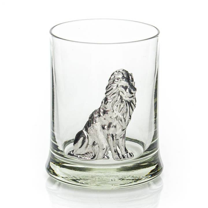 Zware whiskeytumbler met Afrikaans dier voor wholesale door Mbare Home + Gift