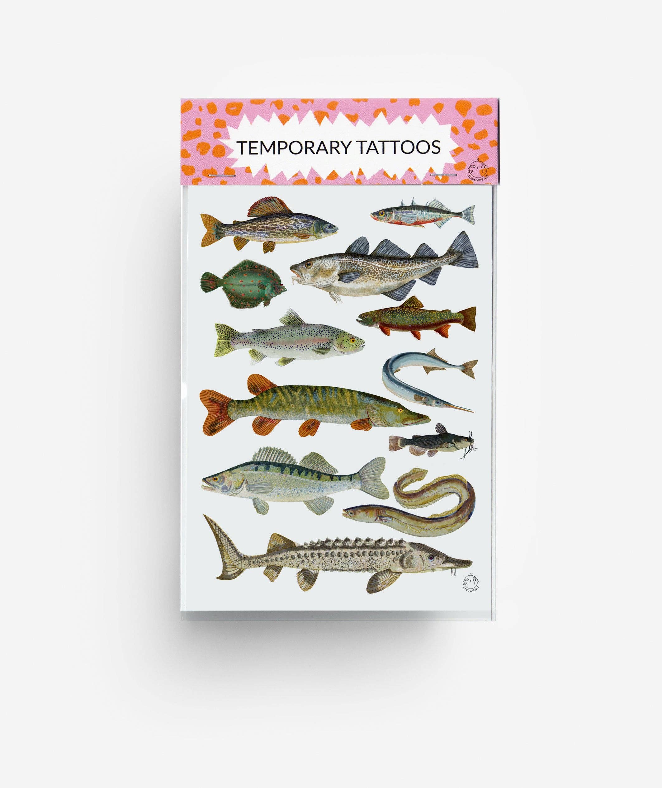 jungwiealt - Wholesale Temporary Tattoo - Local Fish Temporary Tattoos DIN A6