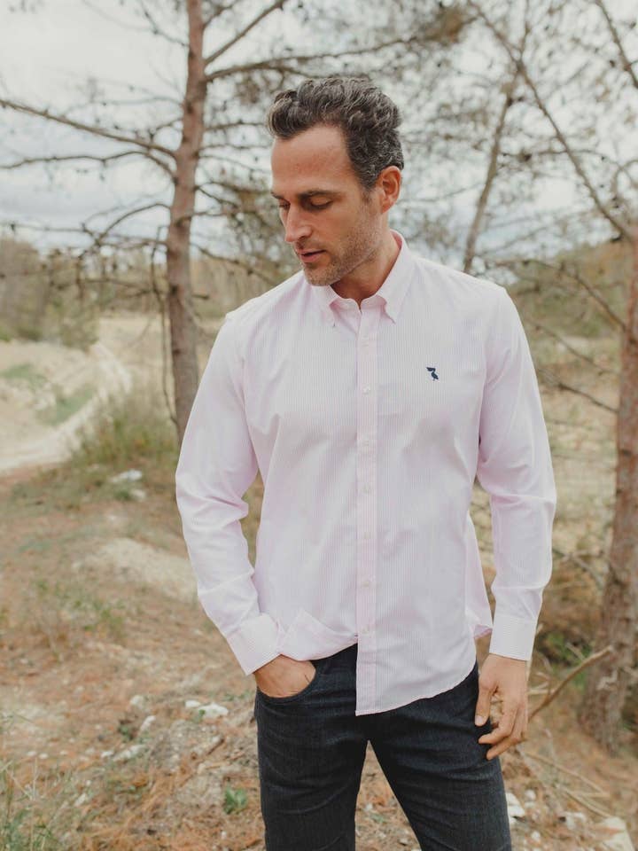 ROSA GESTREIFTES HEMD für den Großhandel von LPKN